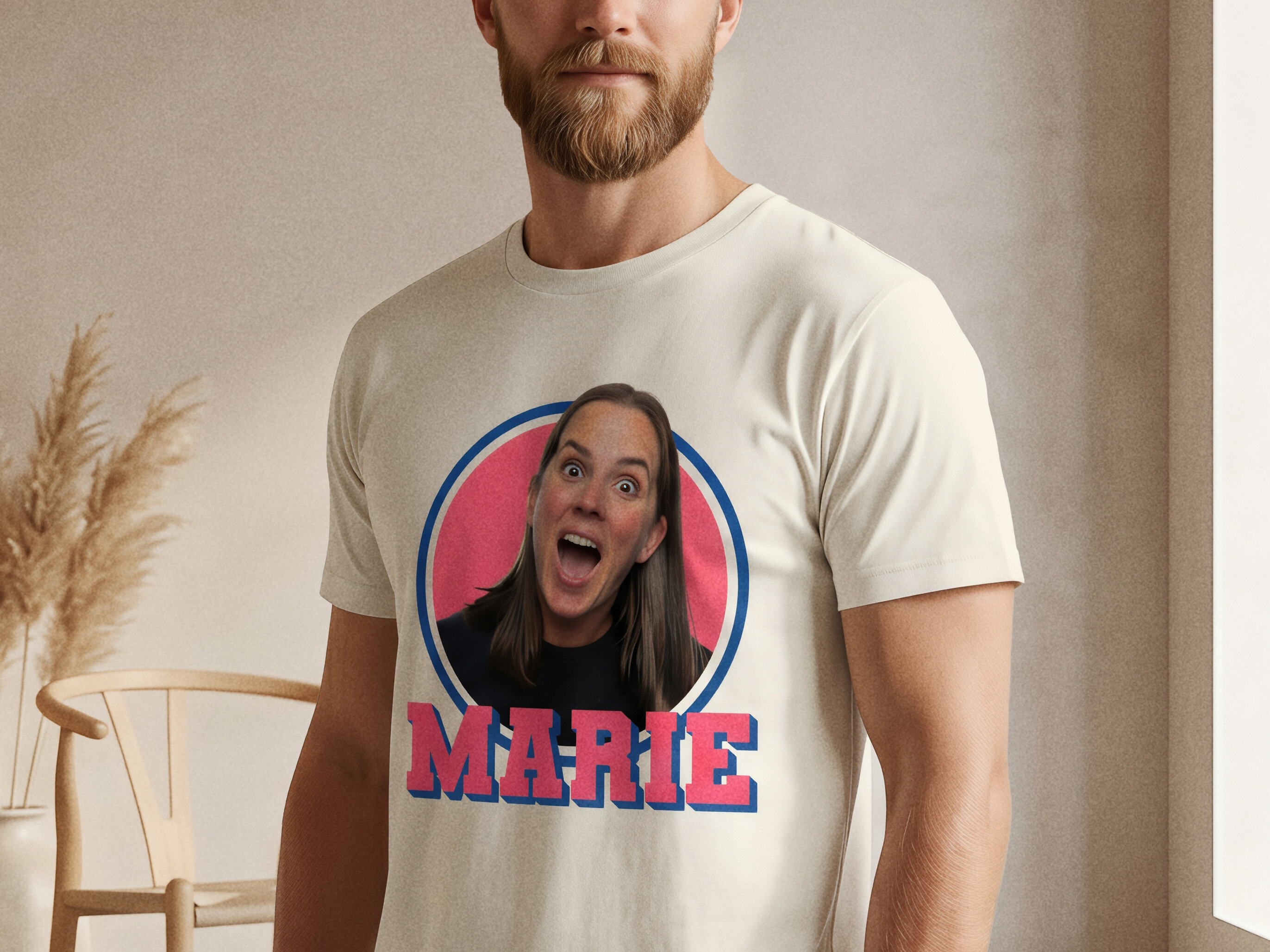 Premium T-shirt med foto - Retrodesign