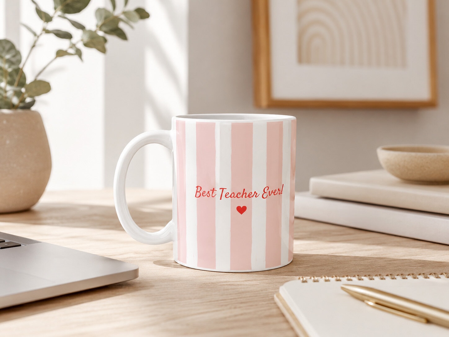 Tasse mit eigenem Design – Streifen