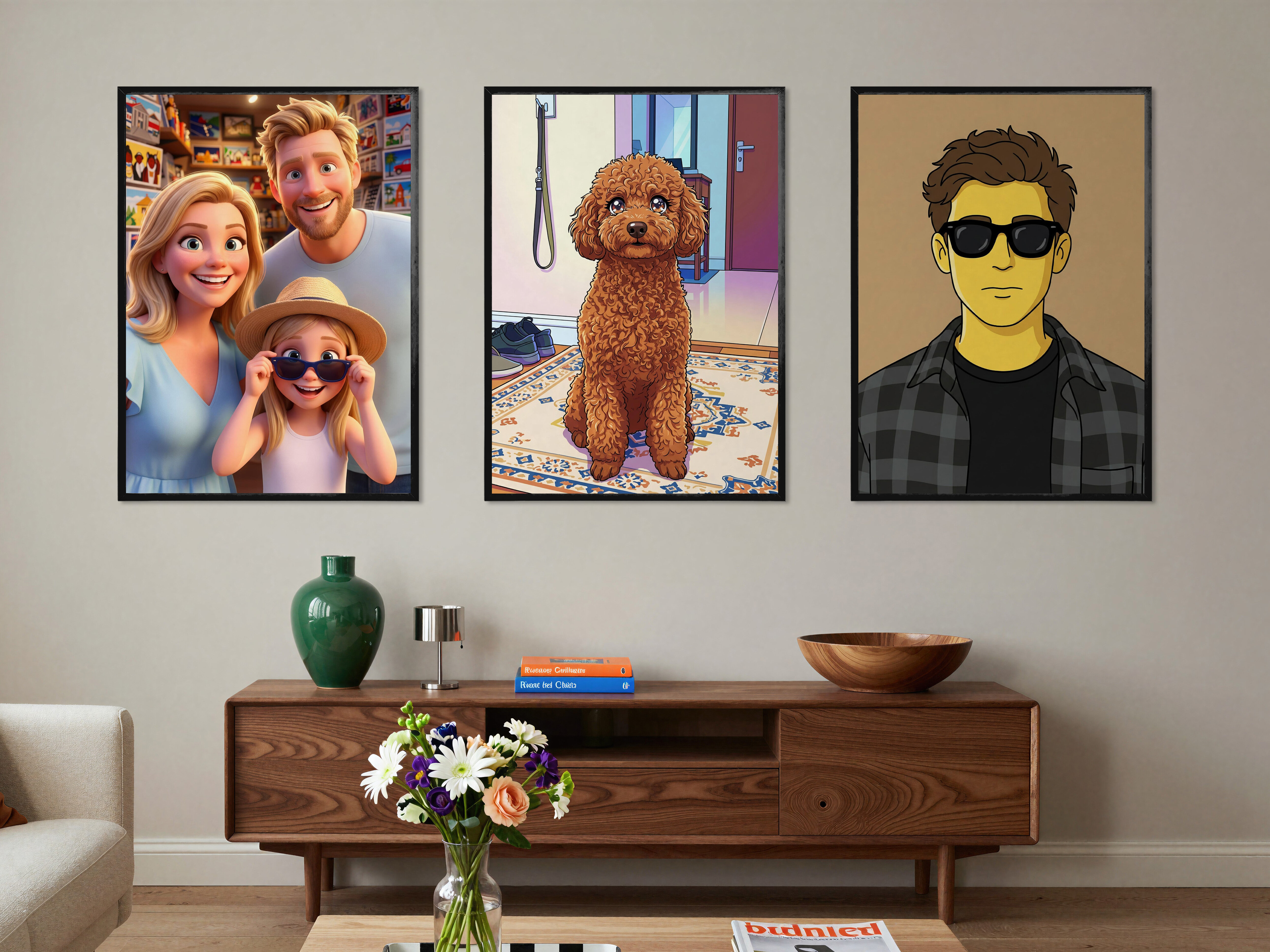 Fotoposter mit KI Druck