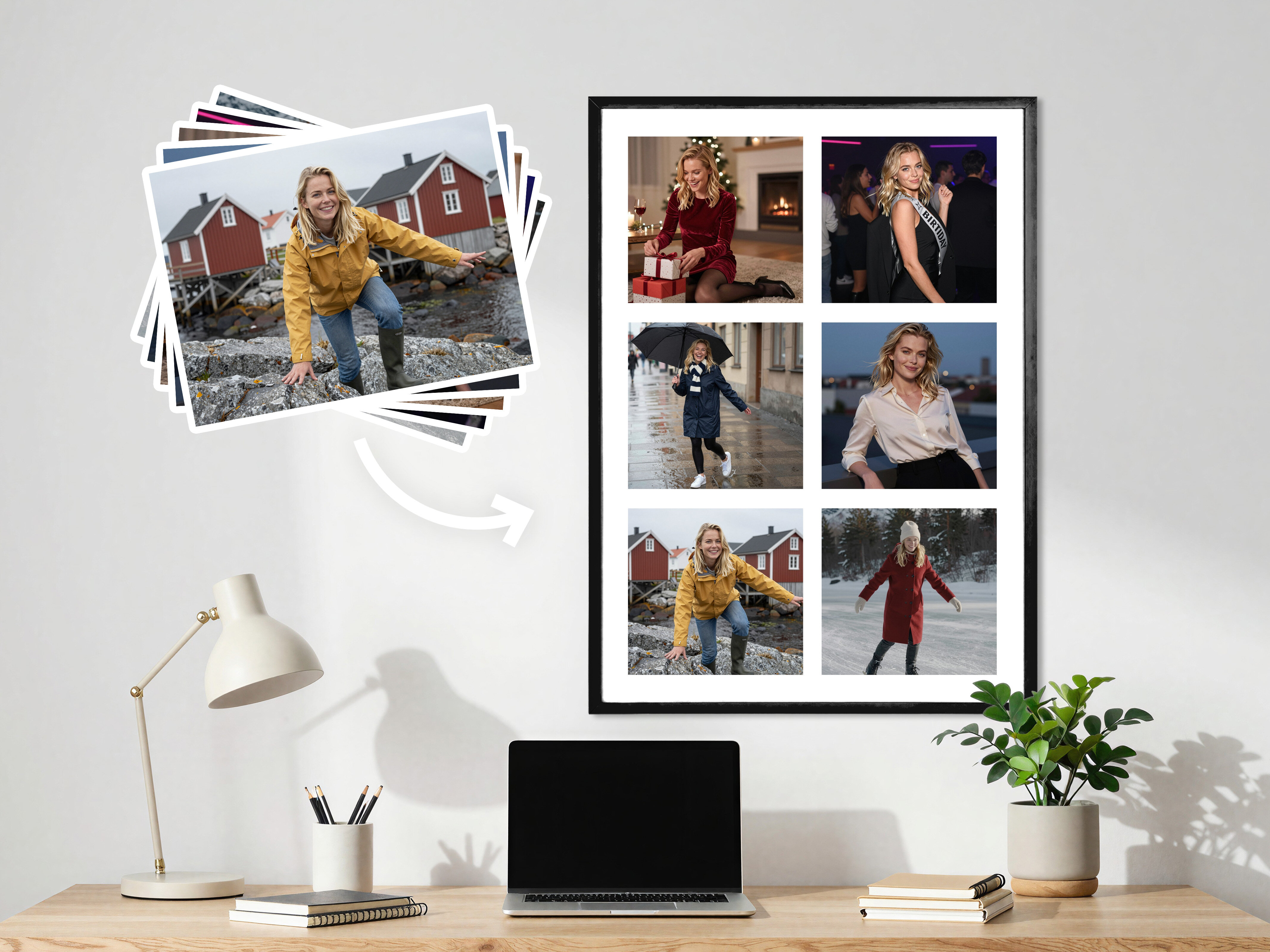 Fotoplakat collage