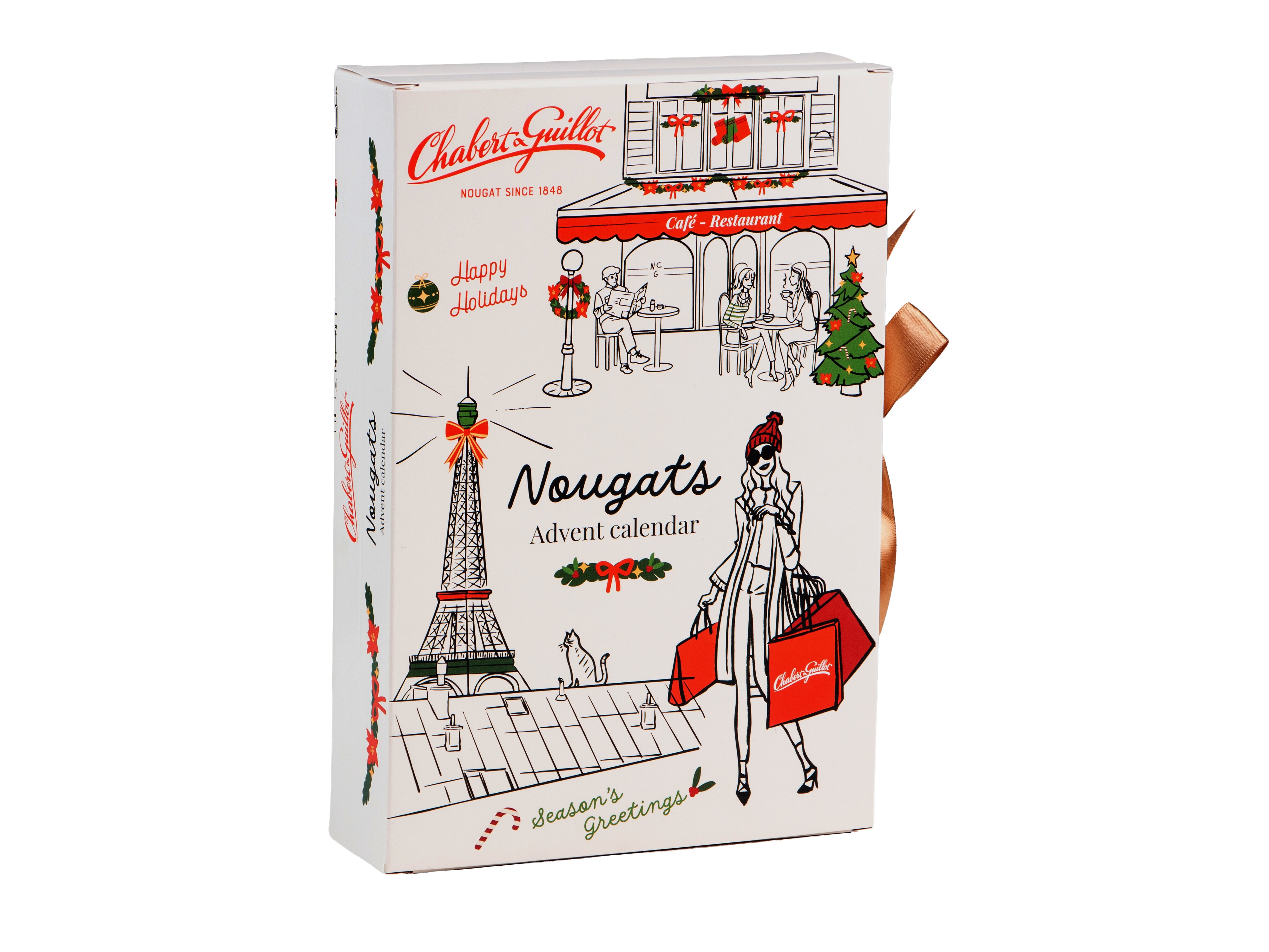 Julekalender med fransk nougat - Chabert & Guillot