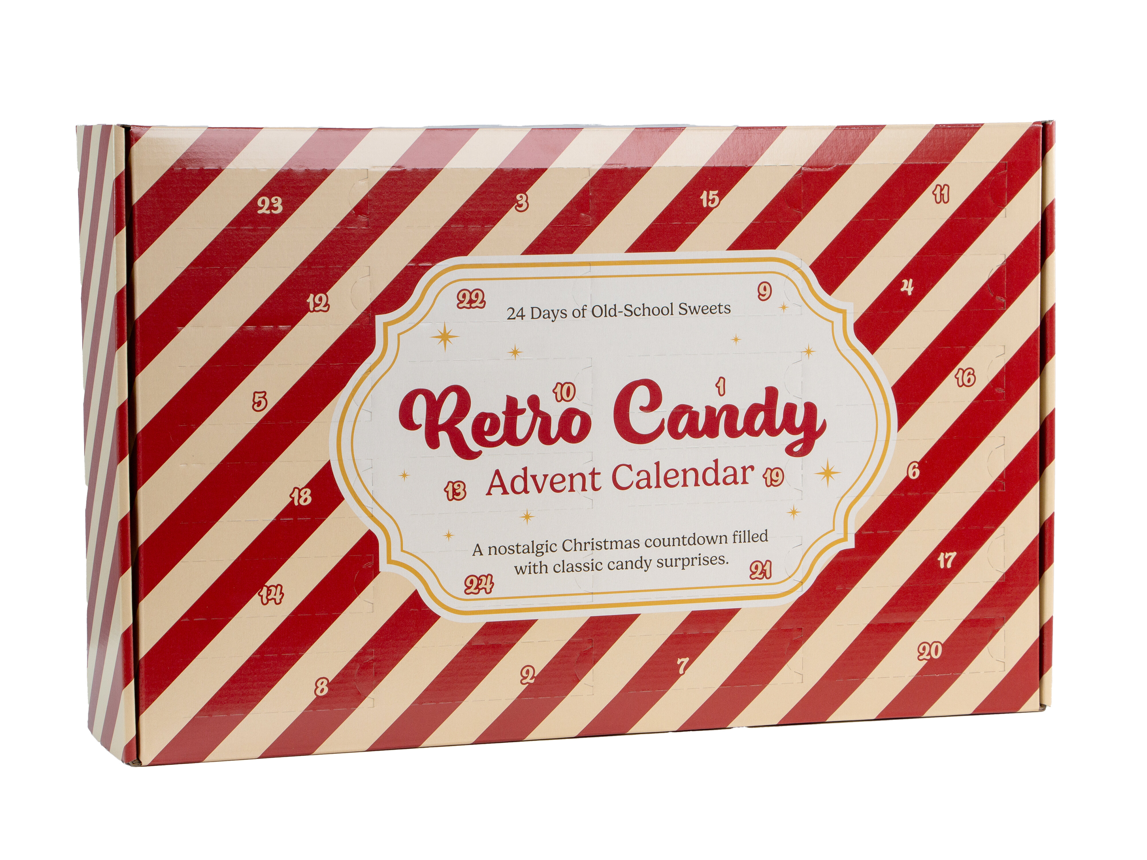 Retro-Süßigkeiten-Adventskalender