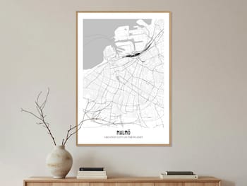 Personoitu juliste kaupunkikartta