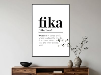 Personlig plakat med tekst