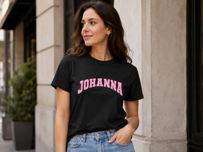 Premium T-shirt med egen text