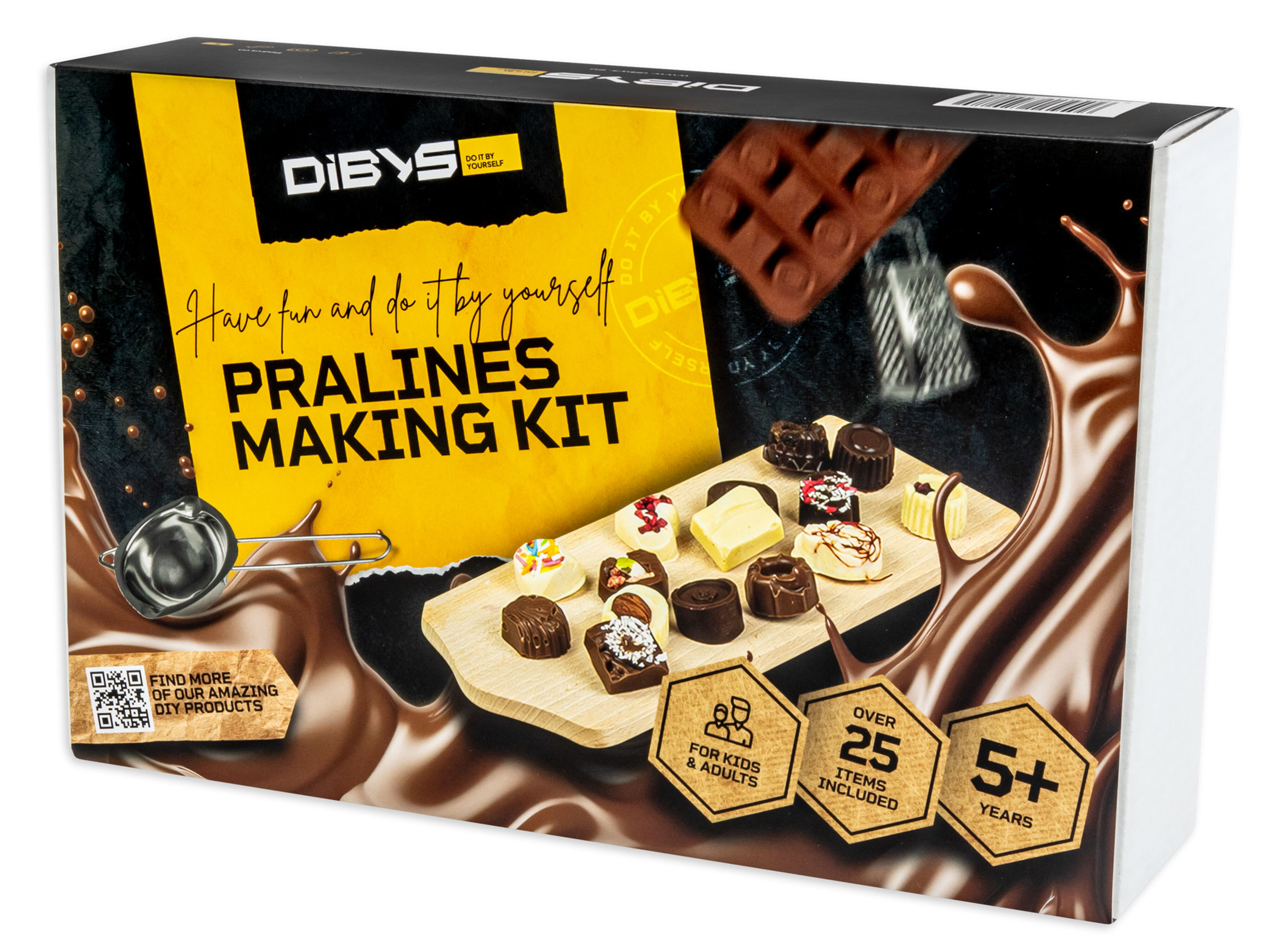 DIY-sæt til chokoladepraliner
