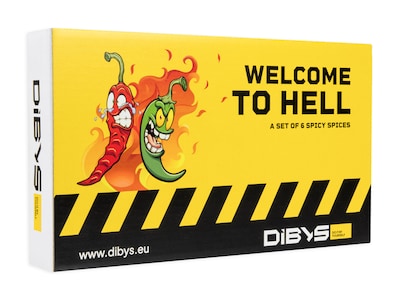 Welcome to Hell Chilisæt Gaveæske