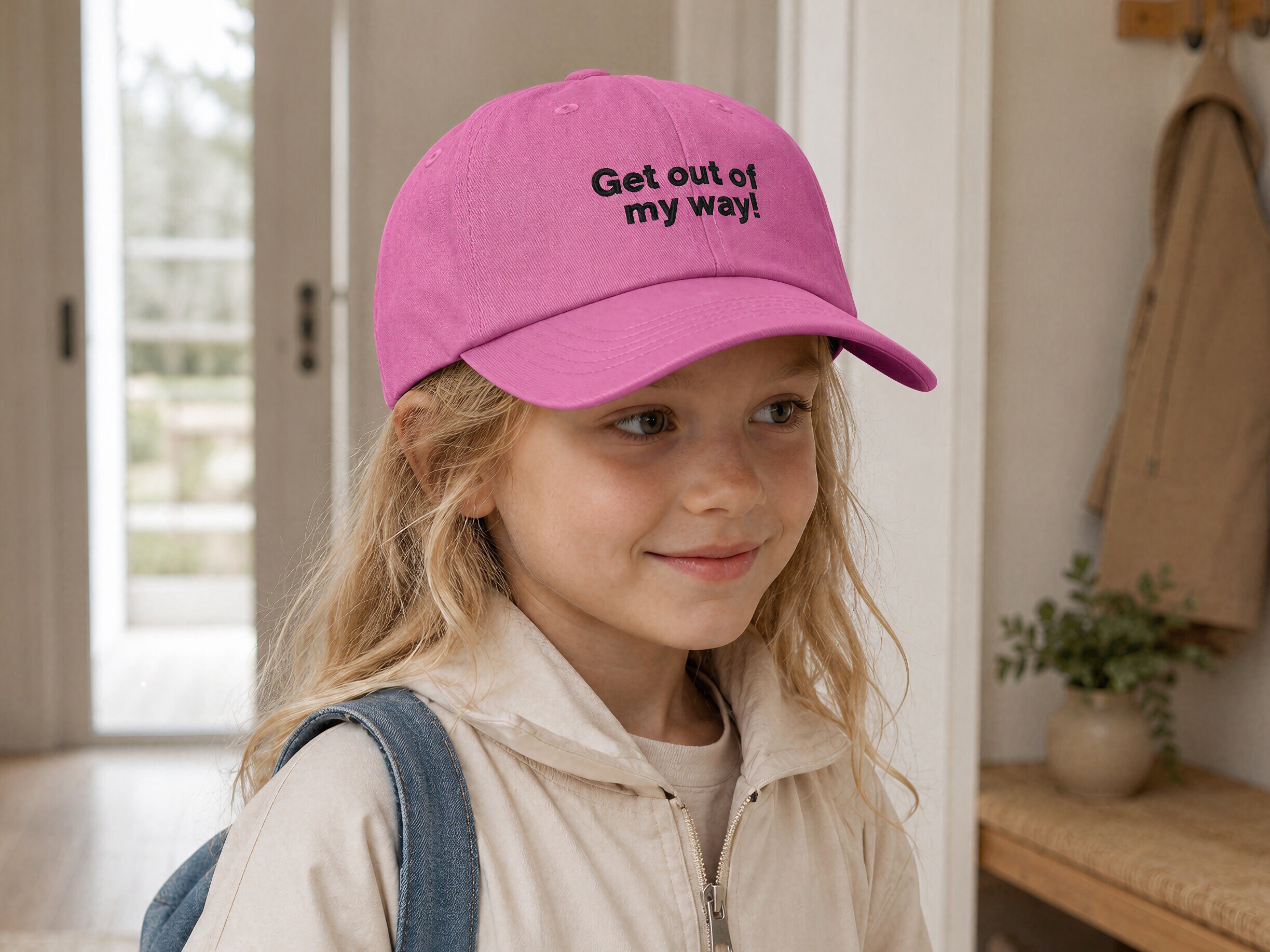 Kinderkappe mit persönlicher Stickerei