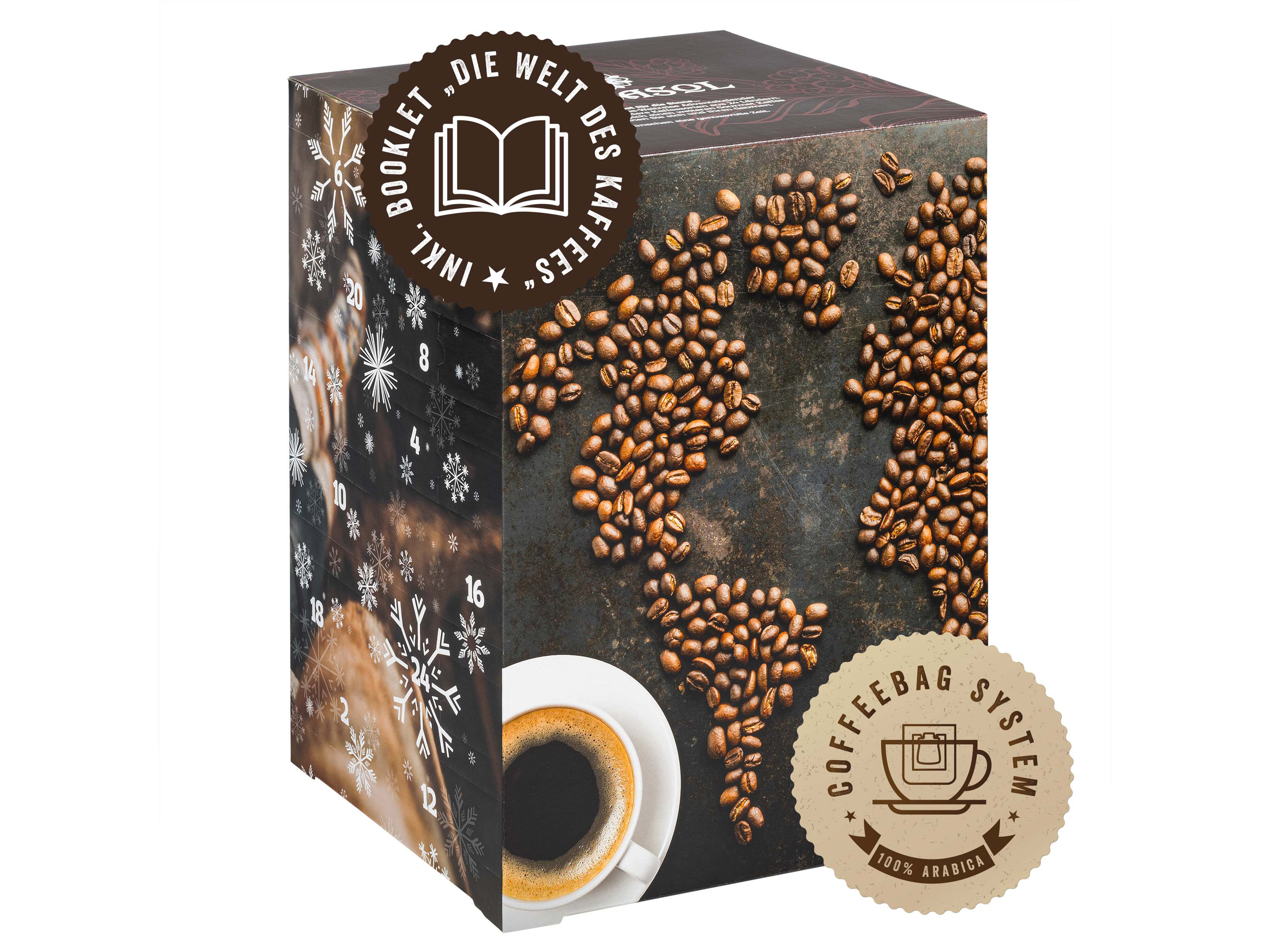 Corasol kaffekalender med kaffepåsar
