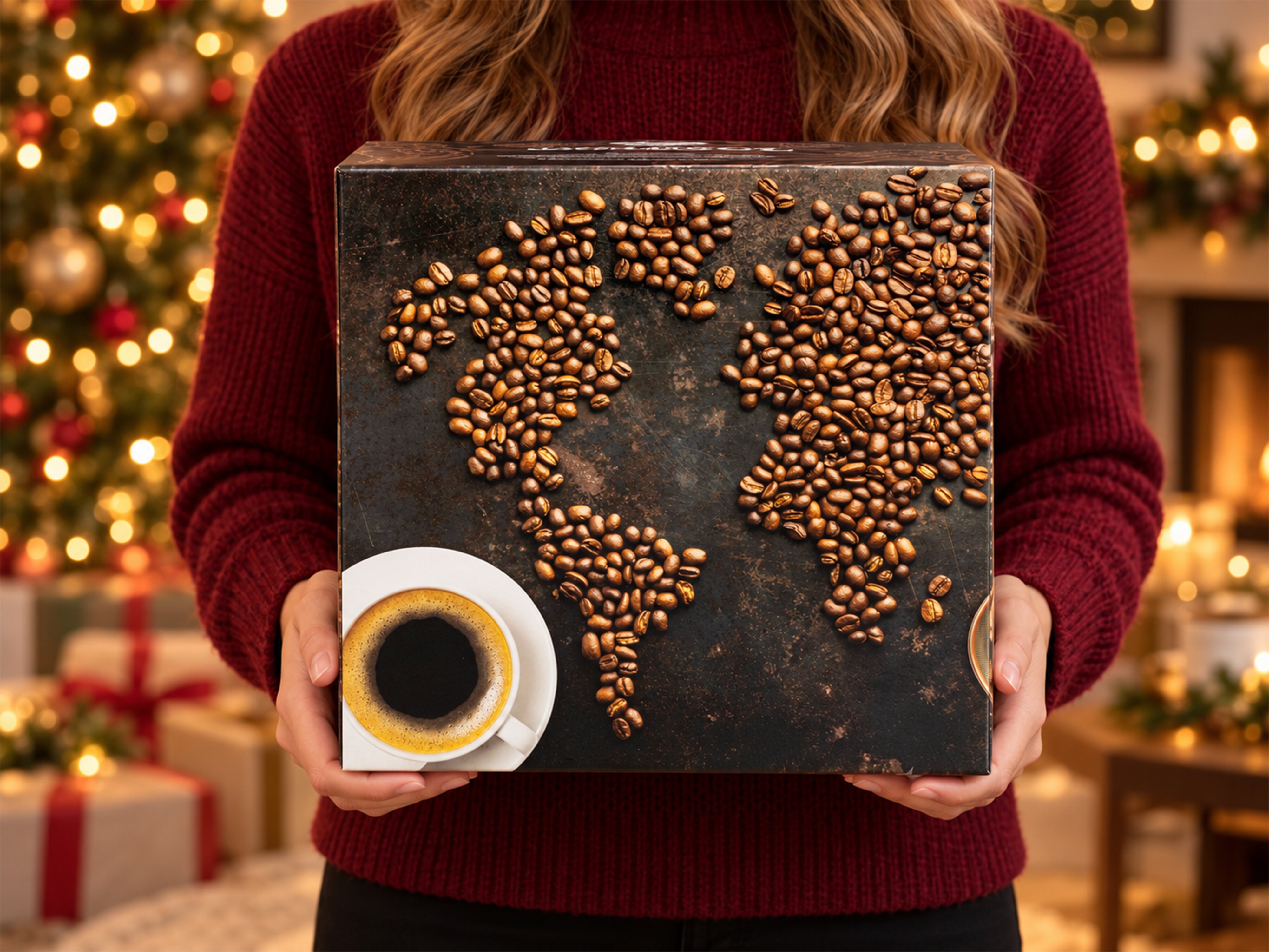 Corasol kaffekalender med kaffebönor