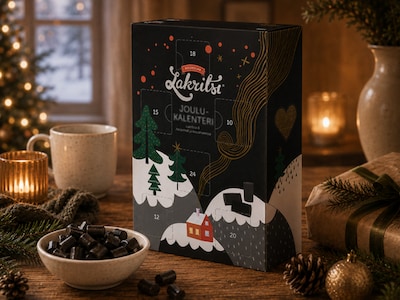 Lakritz-Adventskalender von Kouvolan Lakritsi