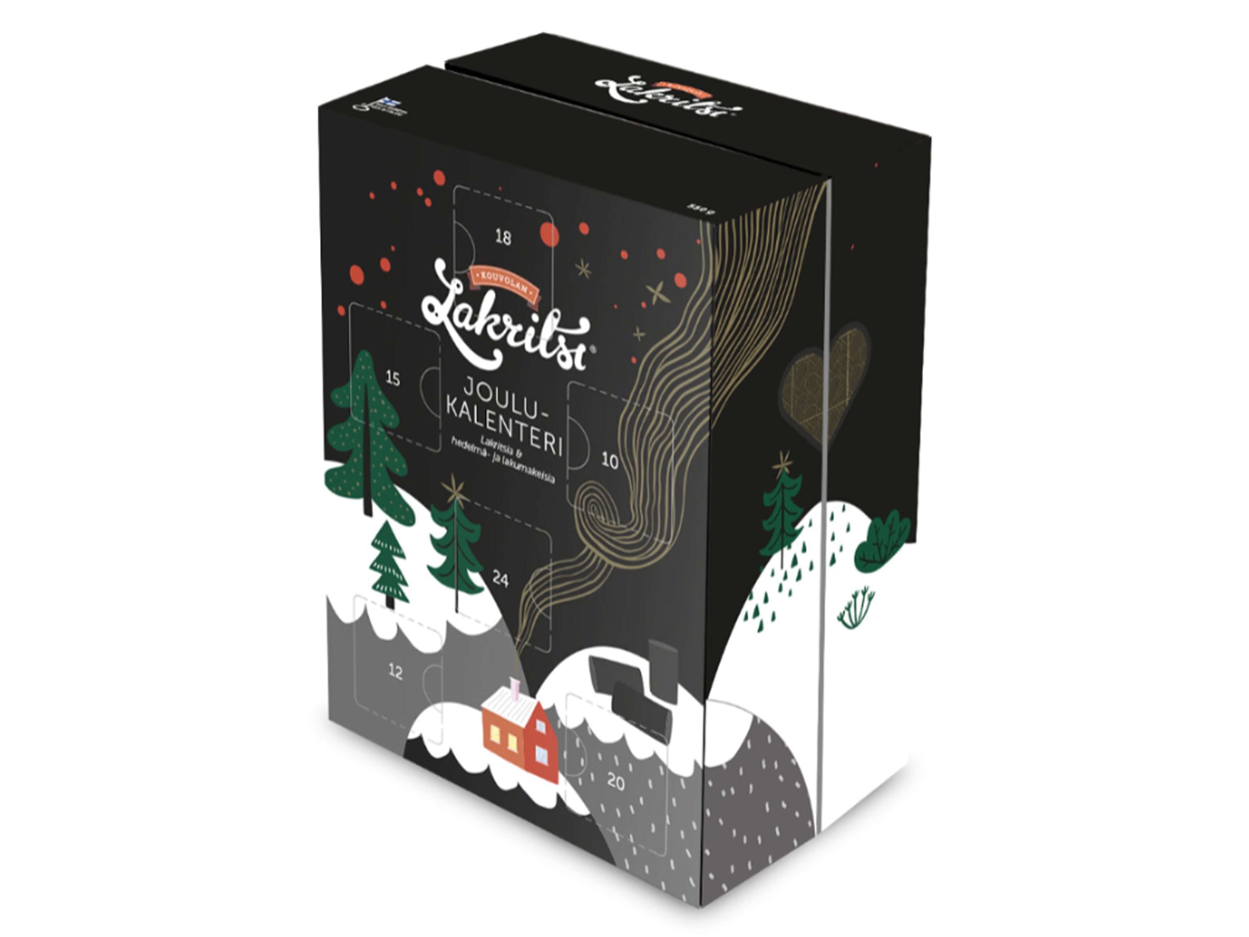 Lakritz-Adventskalender von Kouvolan Lakritsi