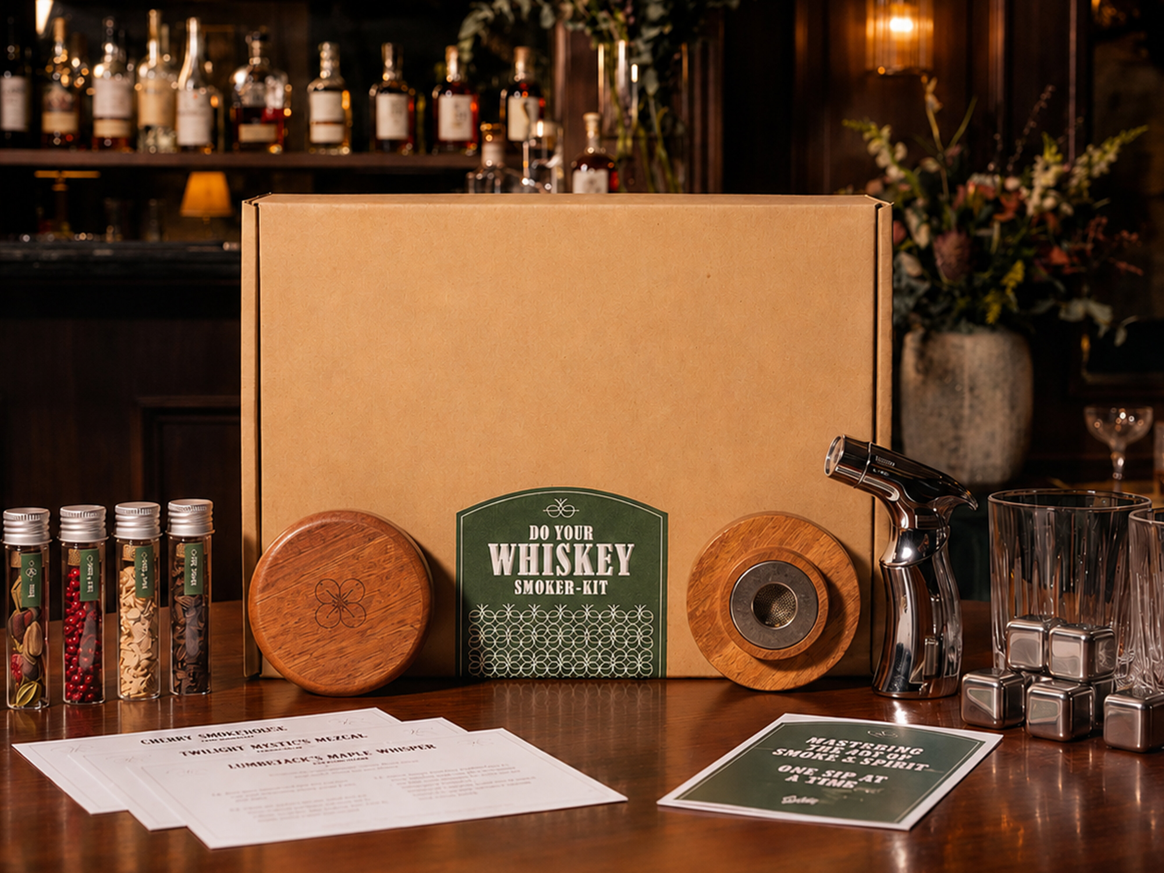 DIY Premium Whiskey Smoker Kit