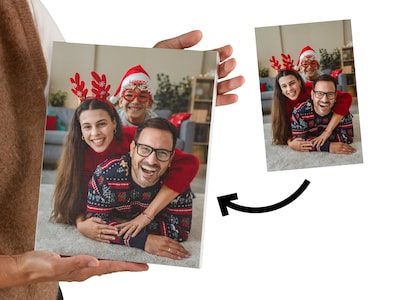 Personlig julekalender med eget foto og godteri