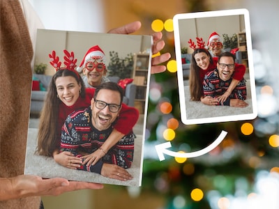 Personalisierter Adventskalender mit Foto & Süßigkeiten