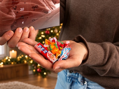 Personalisierter Adventskalender mit Foto & Süßigkeiten