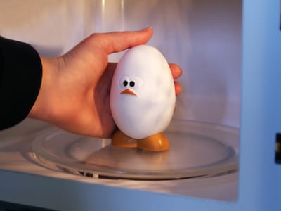 Kok egg i mikrobølgeovnen