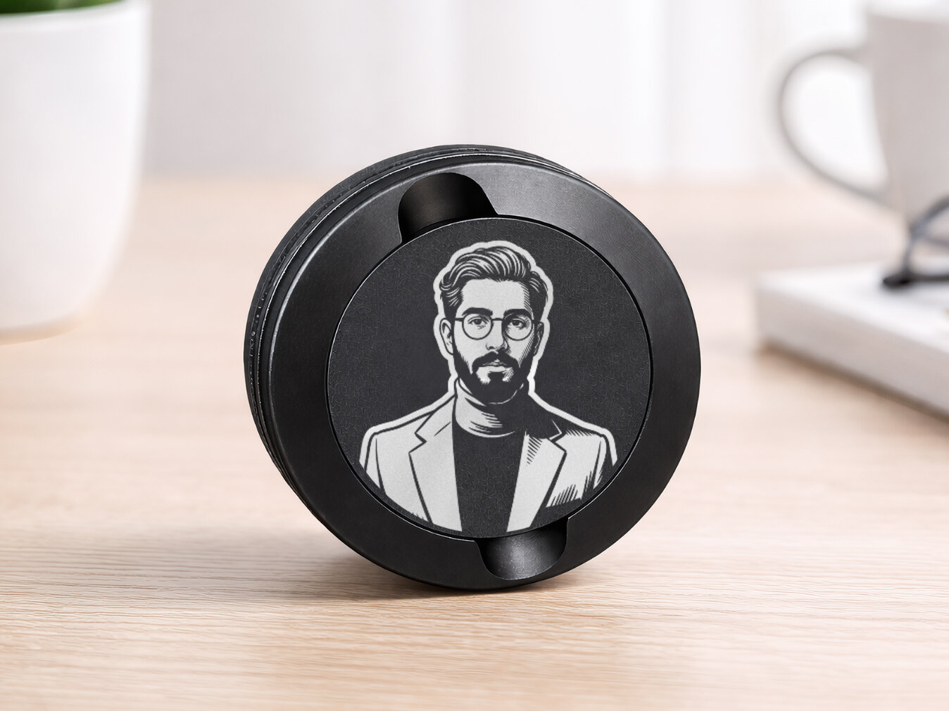 Snusdose mit Gravur - Foto