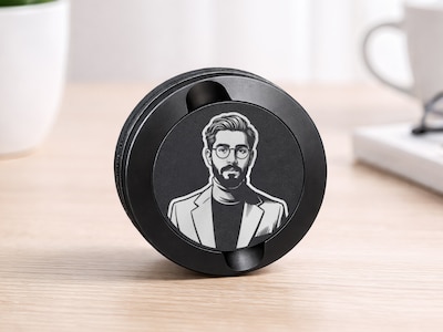 Snusdose mit Gravur - Foto