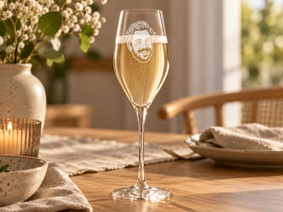Spiegelau champagneglas med eget foto