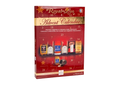 Adventskalender mit alkoholgefüllter Schokolade - Royal des Lys