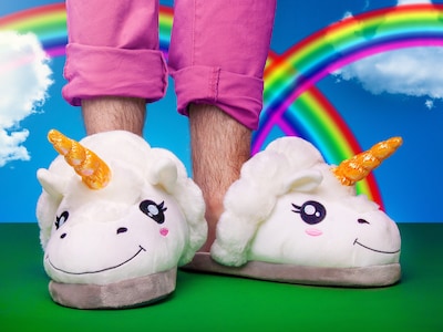 unicorn slippers